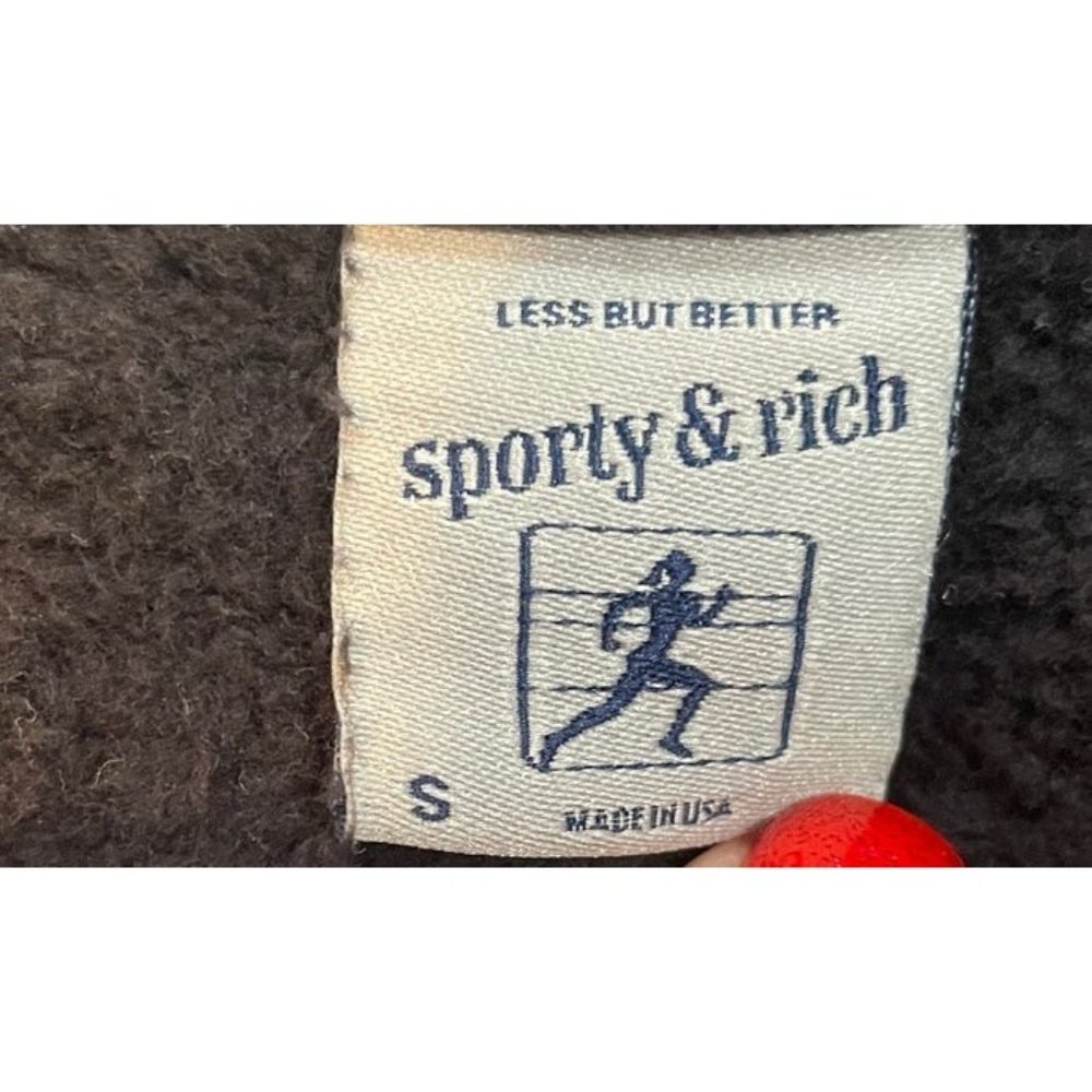 SPORTY AND RICH WELLNESS SWEATSHIRT SZ S - Picture 4 of 6